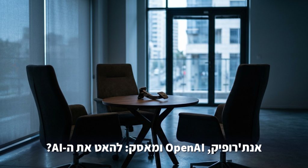 אנת'רופיק, OpenAI ומאסק מסכימים: צריך להאט את פיתוח ה-AI. מה עומד מאחורי המאמר של דריו אמודיי (ספטמבר 2026)