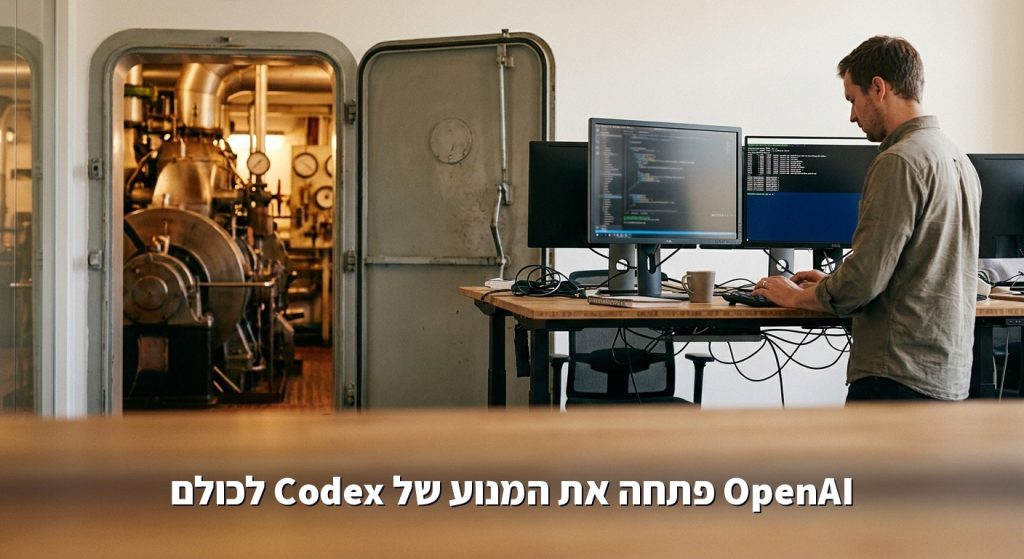 OpenAI פתחה למפתחים את המנוע שמריץ את Codex: Agents API בבטא ציבורית, ו-ChatGPT ייעודי לבנקאים (ספטמבר 2026)