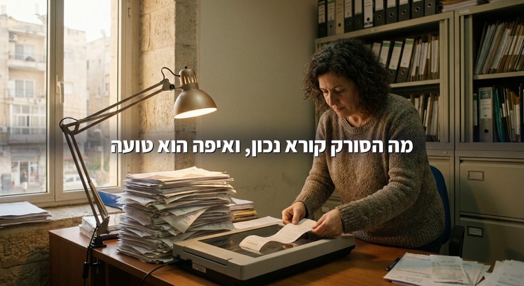 סורק חשבוניות AI לרואי חשבון 2026: מה הוא קורא נכון, איפה הוא טועה ואיך בודקים אותו לפני שסומכים עליו