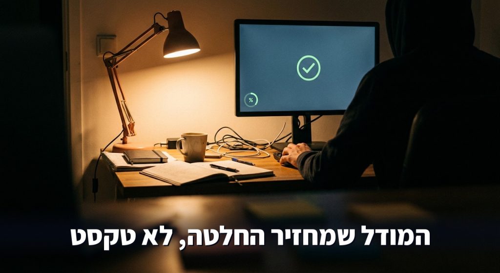 אחד מיוצרי ChatGPT השיק מודל שלא כותב אף מילה: הוא מחזיר רק החלטות, ופי 18 מהר יותר (ספטמבר 2026)