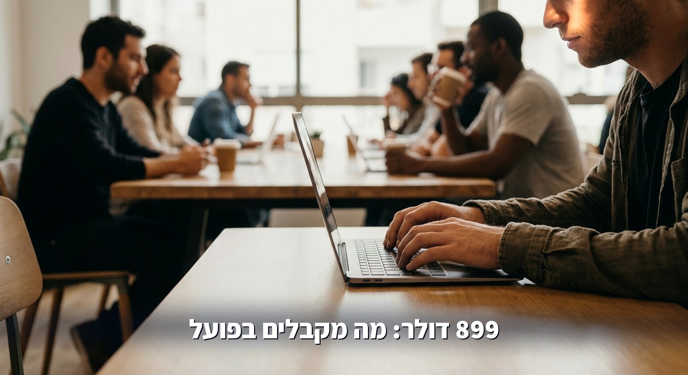 עבודה יומיומית עם עוזר AI במחשב נייד