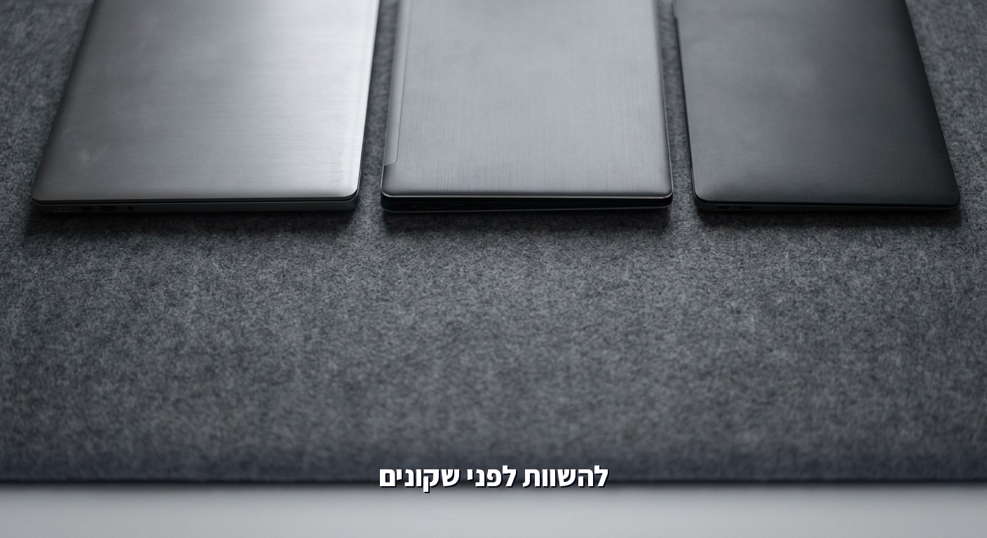 השוואת מחשבים ניידים לעבודה עם AI