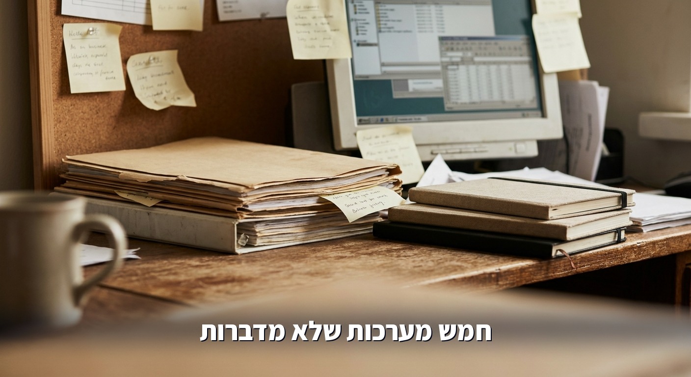 חמש מערכות שלא מדברות אחת עם השנייה: המצב לפני הטמעה