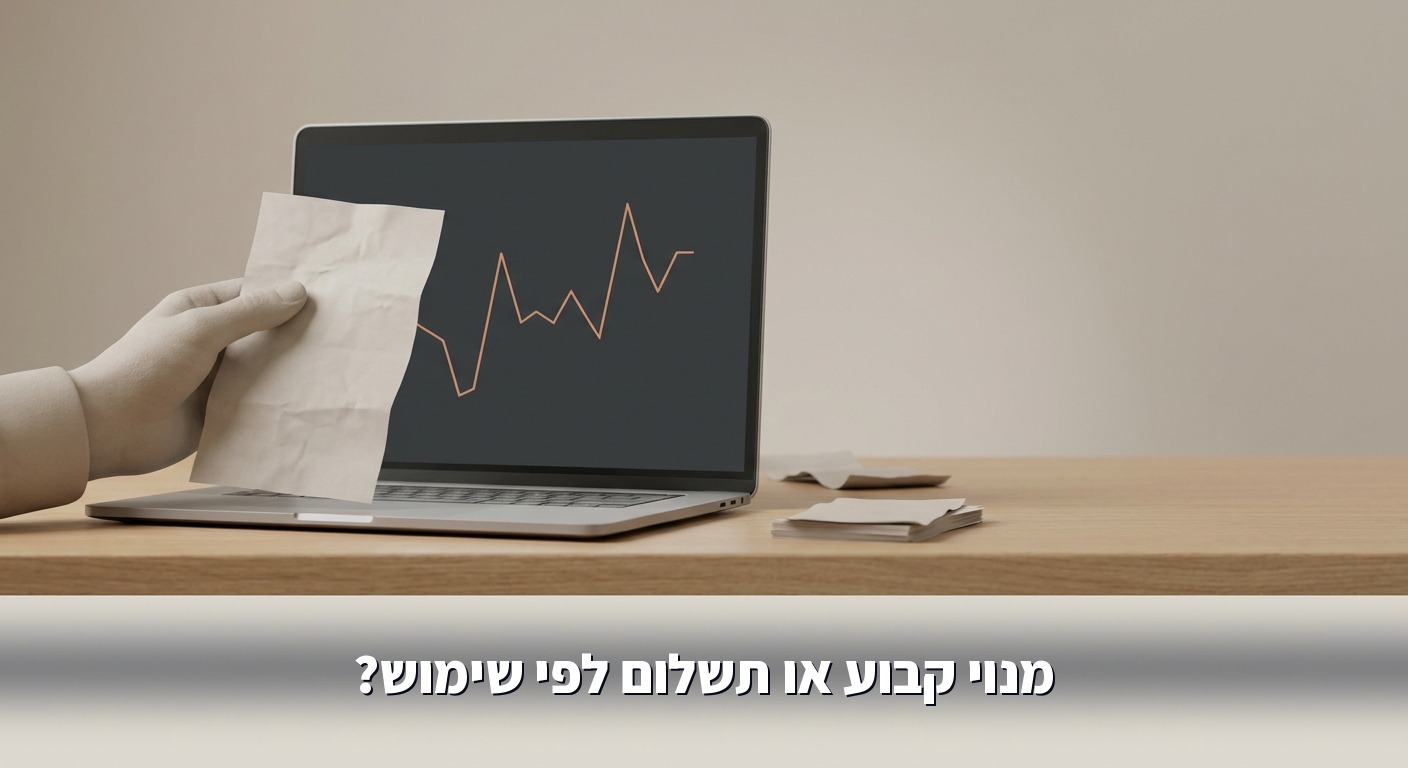 תמחור לפי שימוש בסוכני AI: מנוי קבוע לצ'אט, תשלום לפי צריכה לסוכנים