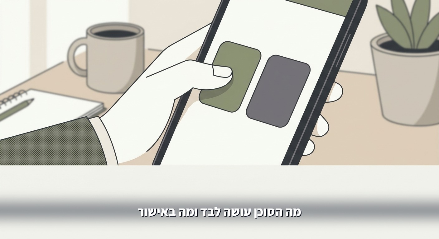 אישור פעולה של סוכן AI מהטלפון