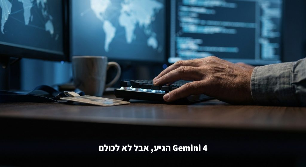גוגל השיקה את Gemini 4 Argon: המודל שכותב פי 15 יותר בתשובה אחת, והציבור עוד לא יכול לנסות אותו (ספטמבר 2026)