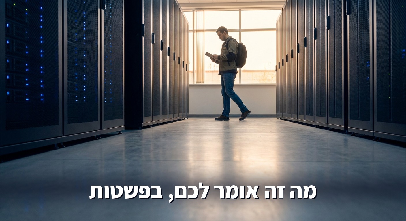 מרכז נתונים שבו Gemini 4 כבר חוסך זיכרון