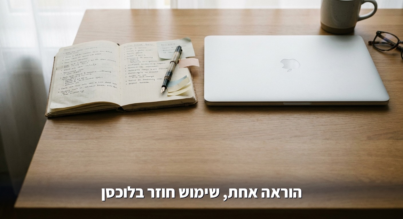 הוראה שמורה אחת שמפעילים שוב ושוב