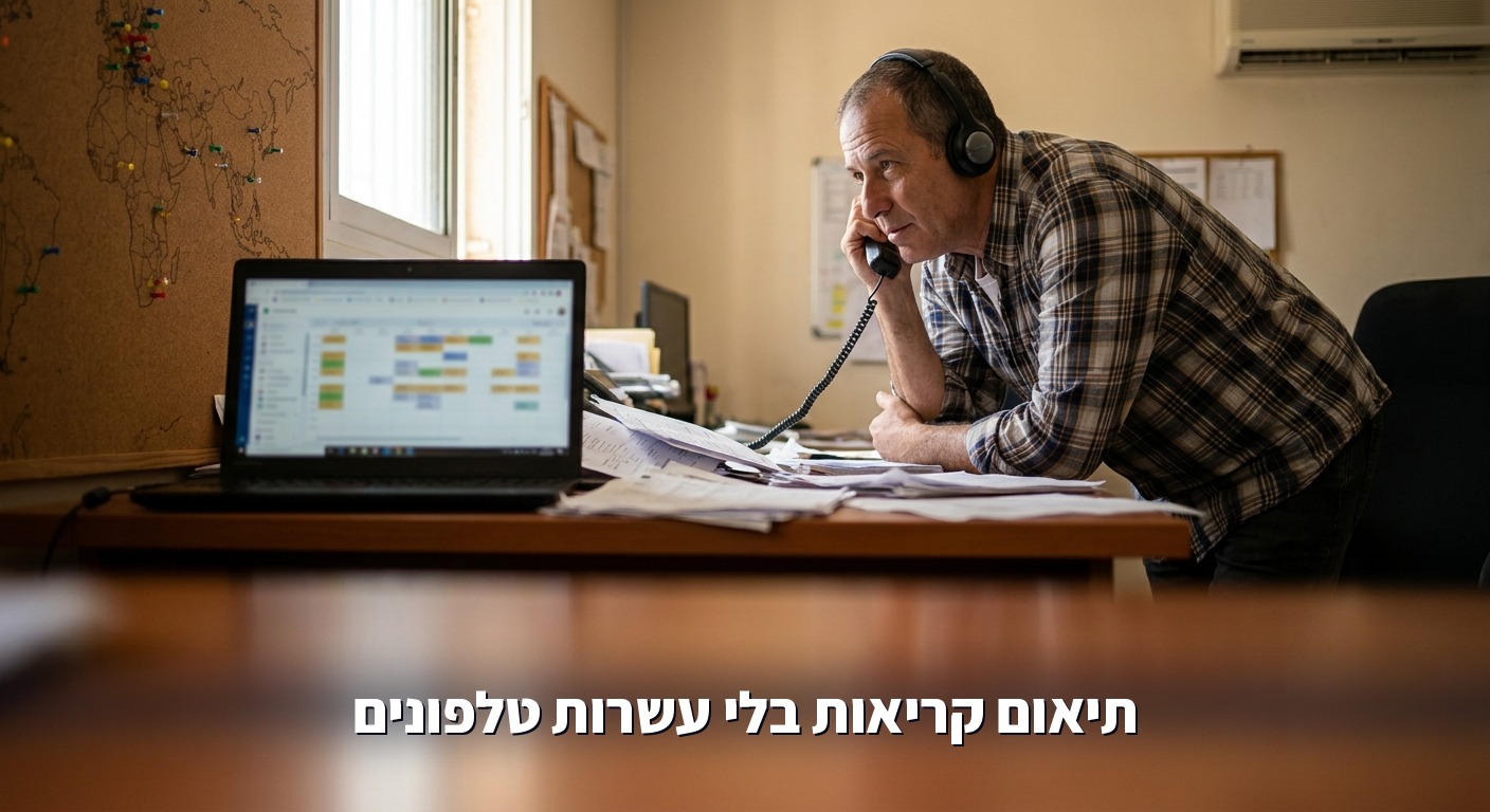 מוקדנית מתאמת קריאות שירות לטכנאים