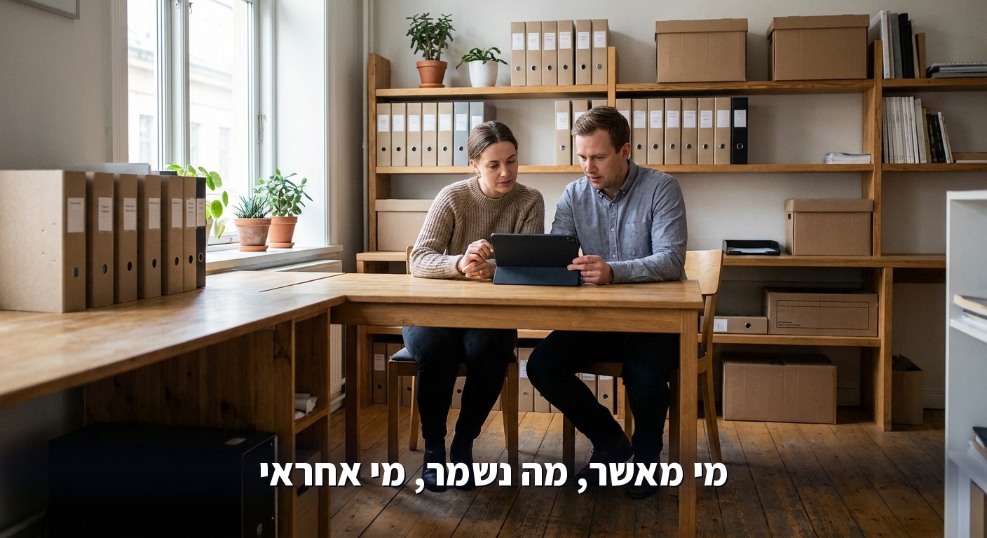 מי מאשר ומה נשמר במערכת AI לעסק