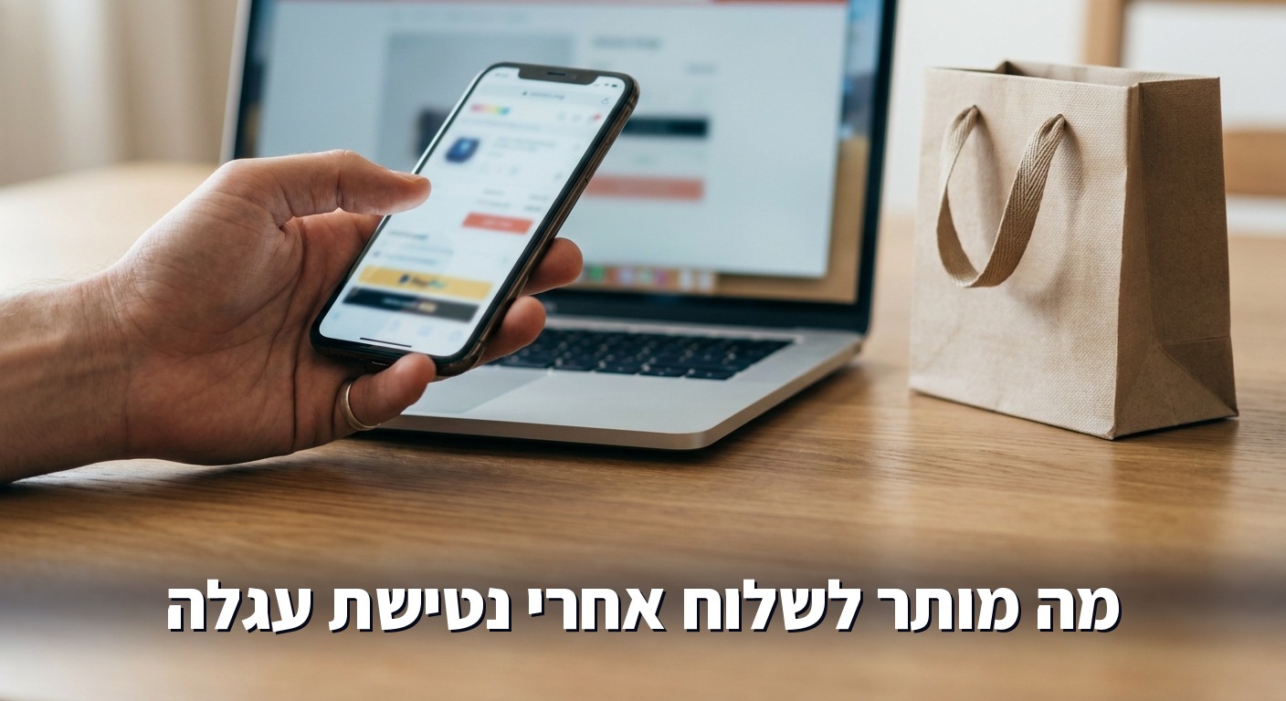 טלפון ומחשב נייד עם עמוד תשלום של חנות אונליין