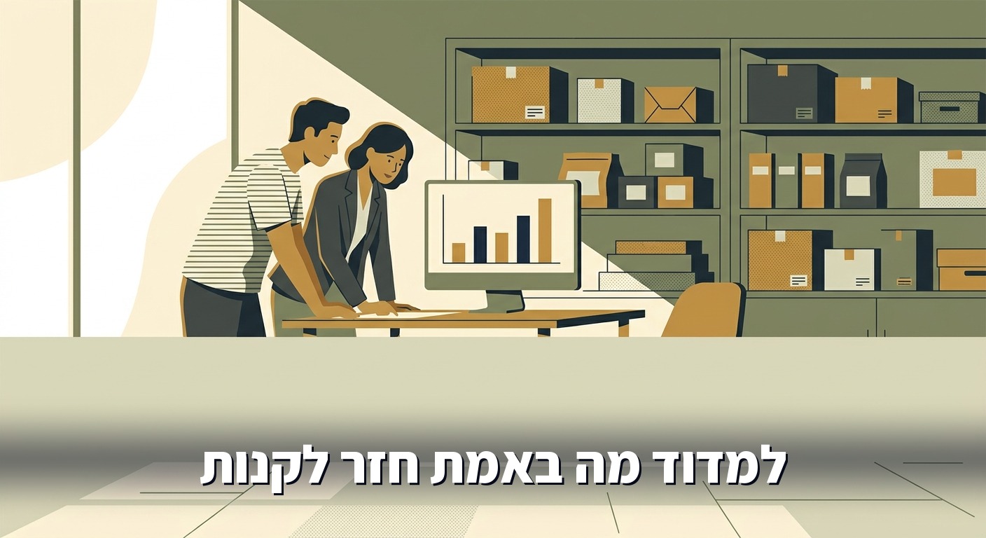 שני אנשי צוות של חנות אונליין בודקים גרף על המסך