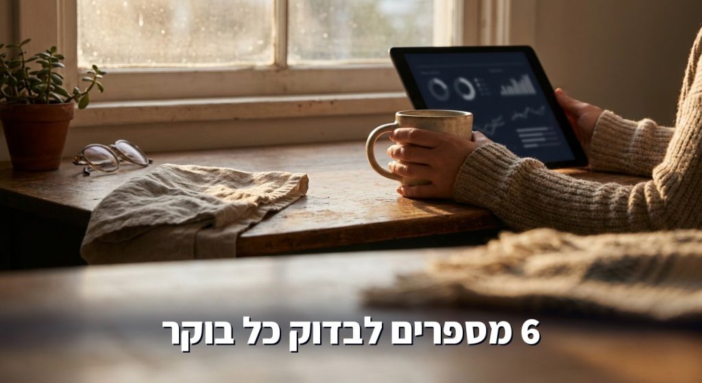 איך יודעים שסוכן ה-AI של העסק באמת עובד? 6 מספרים לבדוק כל בוקר (2026)